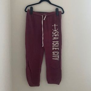 Maroon Tri Blend Joggers